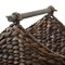 Casafield Toilet Paper Roll Storage Basket with Magazine Holder, Woven Water Hyacinth Wicker Bathroom Bin for Bath Tissue and Toiletries